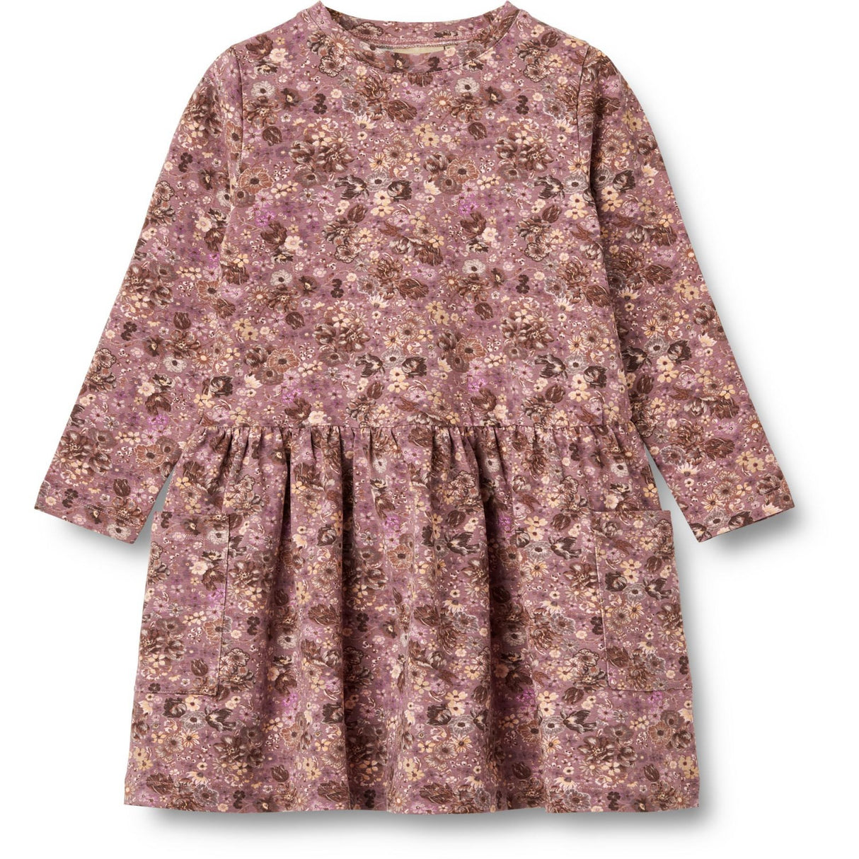 Wheat Lavender Flowers Jersey Kjole Bessie