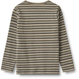 Wheat Multi Stripe Bluse Stig