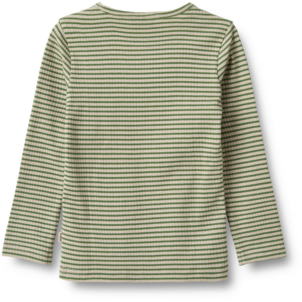 Wheat Elm Green Stripe Bluse Stig