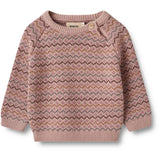 Wheat Dry Rose Jacquard Pullover Nanna