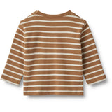 Wheat Caramel Stripe Bluse Dustin