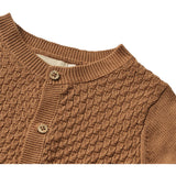 Wheat Caramel Strik Cardigan Siggi