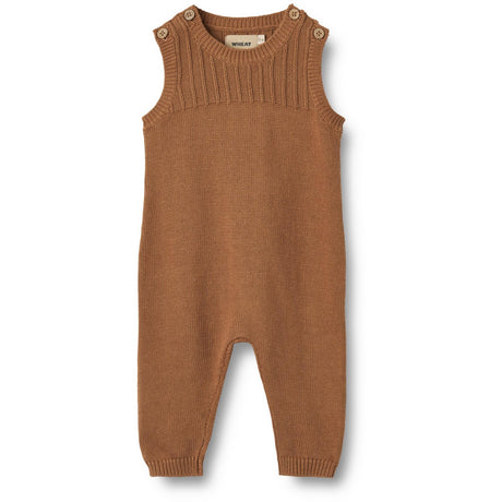 Wheat Caramel Strik Romper Vigge