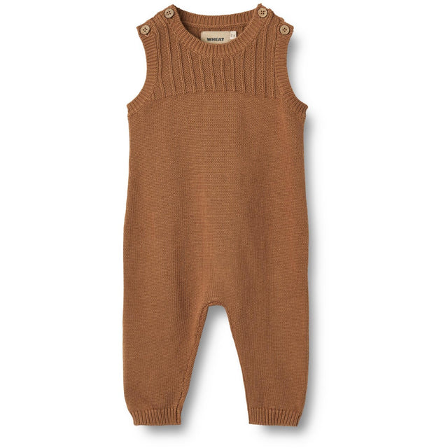 Wheat Caramel Strik Romper Vigge