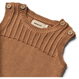 Wheat Caramel Strik Romper Vigge