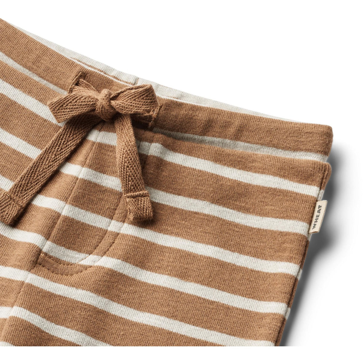 Wheat Caramel Stripe Jersey Bukser Manfred