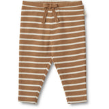 Wheat Caramel Stripe Jersey Bukser Manfred