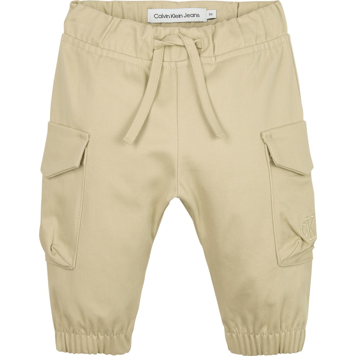 Calvin Klein Pale Khaki Utility Cotton Woven Bukser