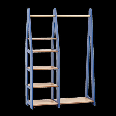 Duck Woodworks Børnegarderobe u. Skuffer Blue