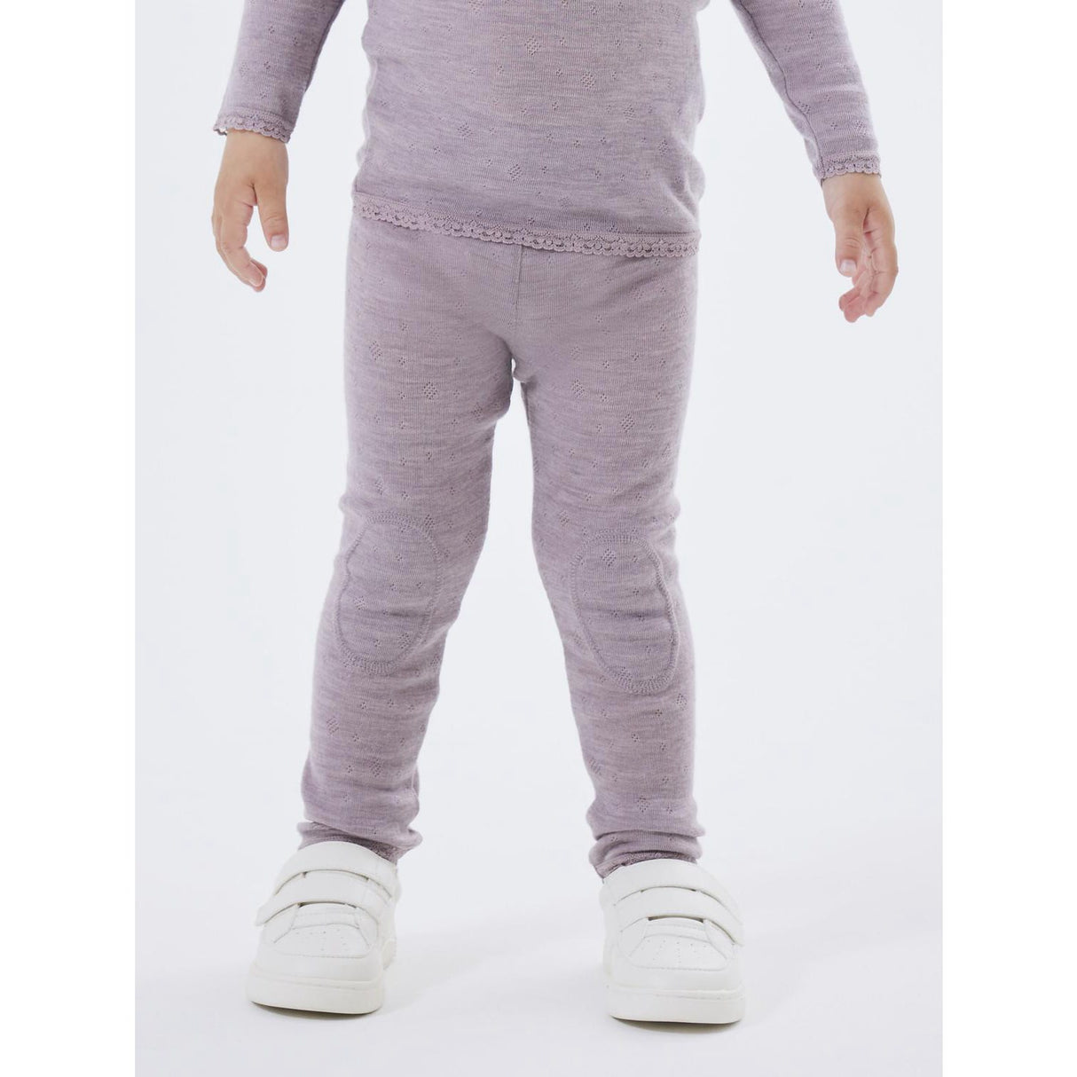 Name It Purple Dove Wang Uld Neddle Leggings Solid Noos