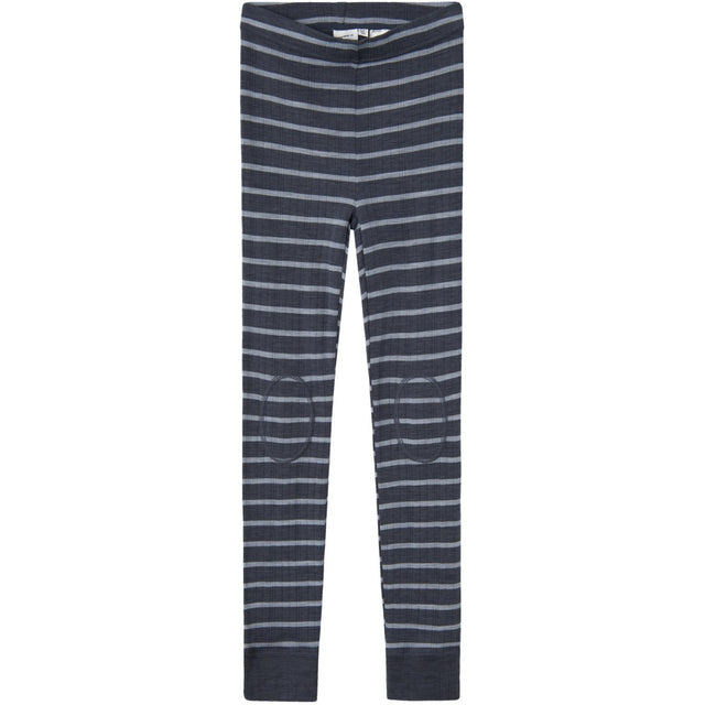 Name It Ombre Blue Wang Uld Needle Long Johns Stripe