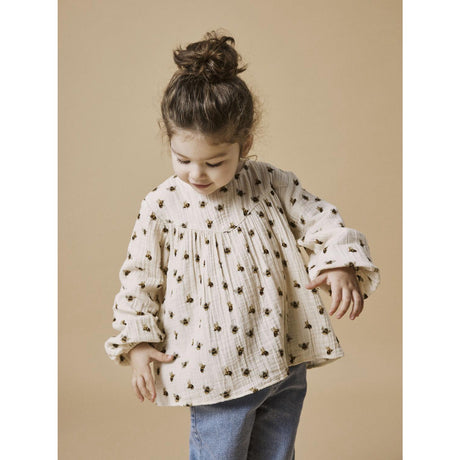 Lil'Atelier Turtledove Himli Loose Bluse 2