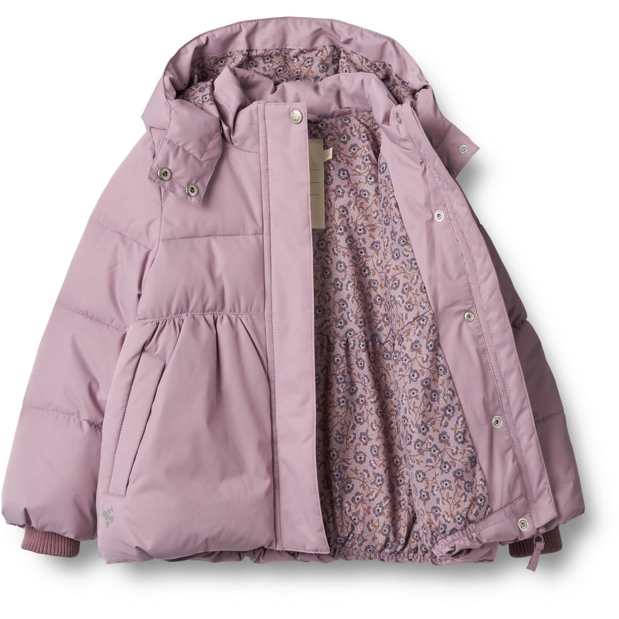 Wheat Soft Lilac Puffer Jakke Karla