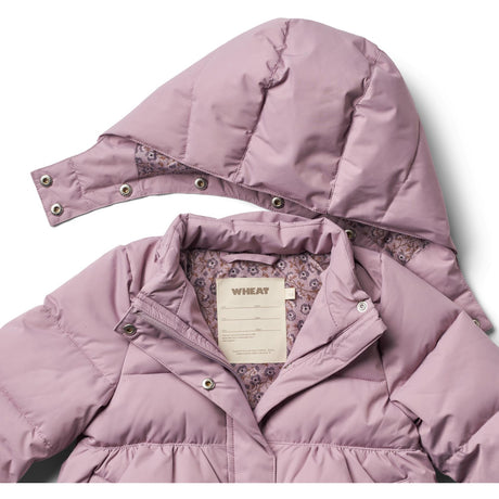 Wheat Soft Lilac Puffer Jakke Karla