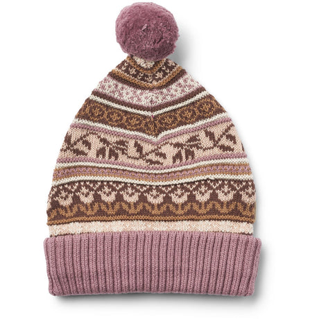 Wheat Lavender Dawn Knit Beanie Anna