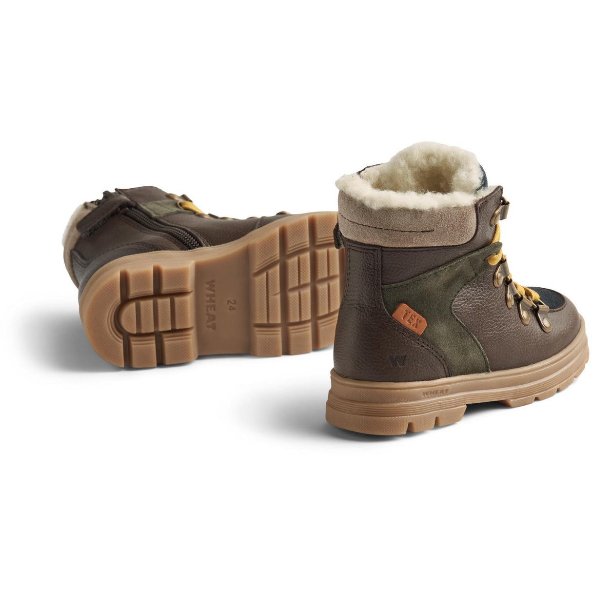 Wheat Dark Brown Vinterstøvler Toni Hiker Tex