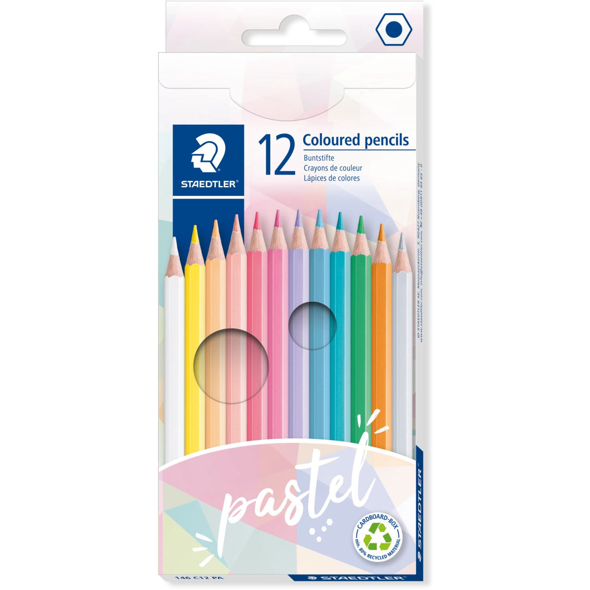 Staedtler Farveblyanter Pastel Line Hexagonal 11