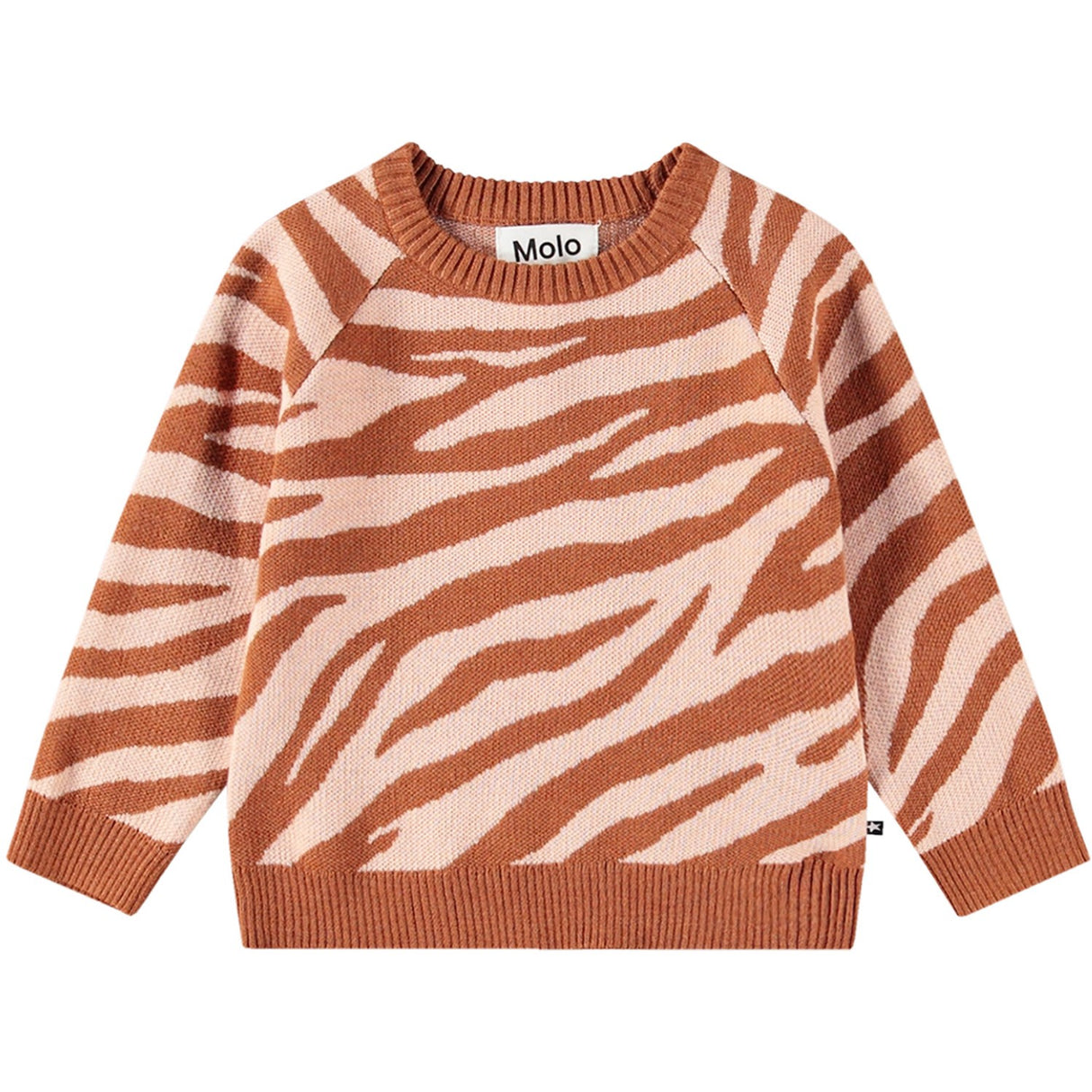 Molo Baby Zebra Knit Gilby Sweatshirt