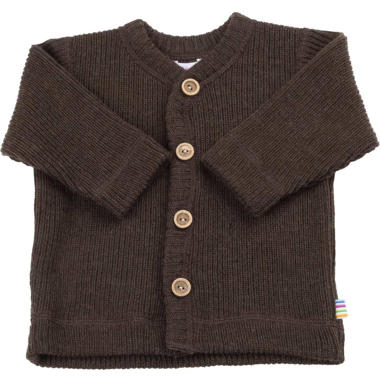 Joha Uld Dark Brown Cardigan