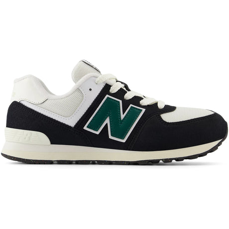 New Balance Black 574 Kids Lace Sneakers