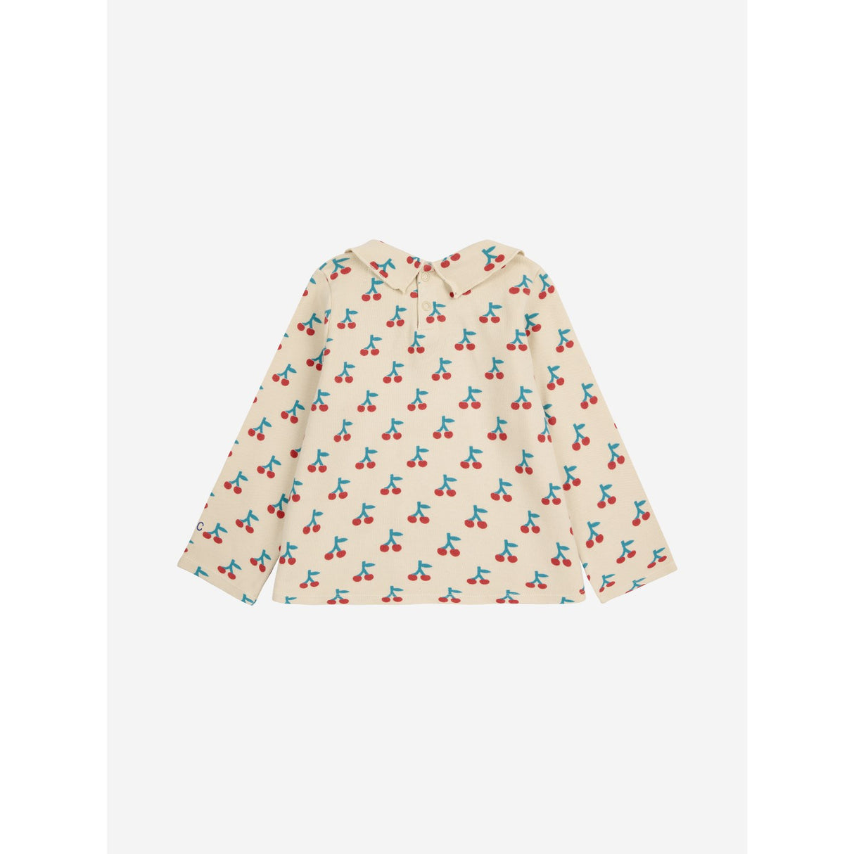 Bobo Choses White Cherry All Over Collar Bluse 5