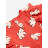 Bobo Choses Red Freedom Bird All Over Ruffle Dress 5