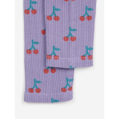 Bobo Choses Purple Cherry All Over Leggings 2