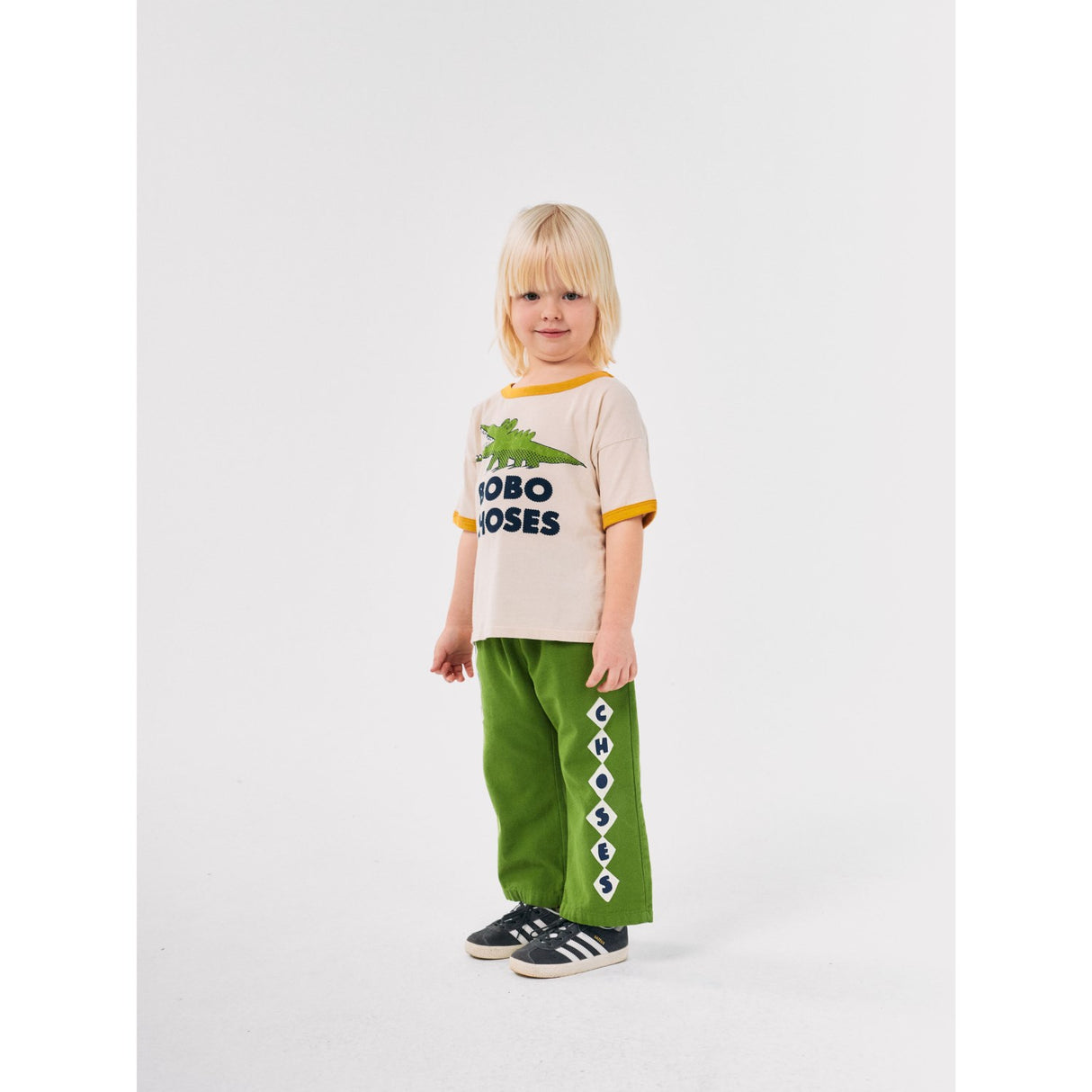 Bobo Choses White Talking Crocodile T-Shirt 3