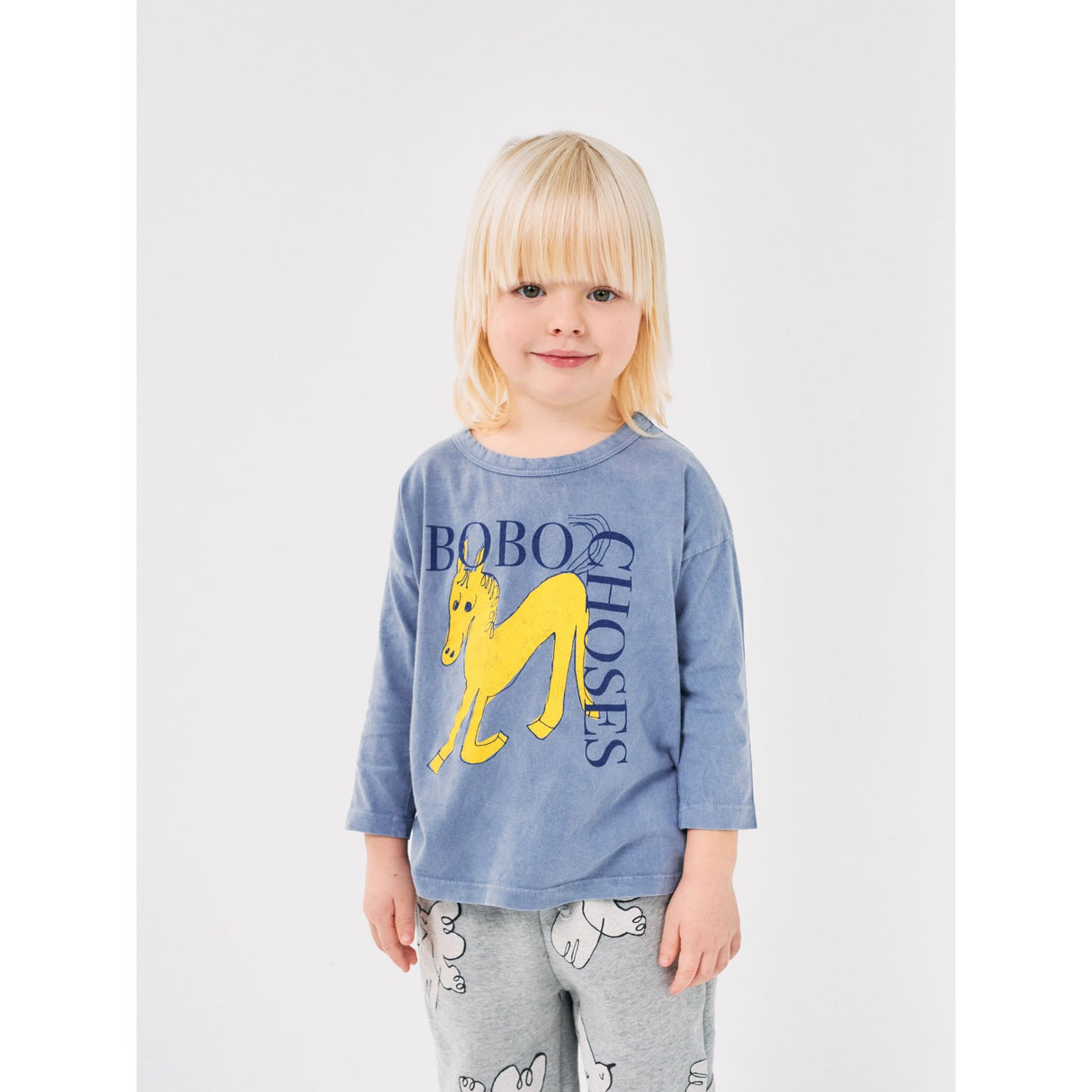 Bobo Choses Grey Wonder Horse Bluse 2