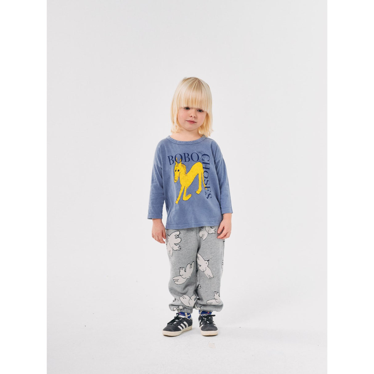 Bobo Choses Grey Wonder Horse Bluse 3