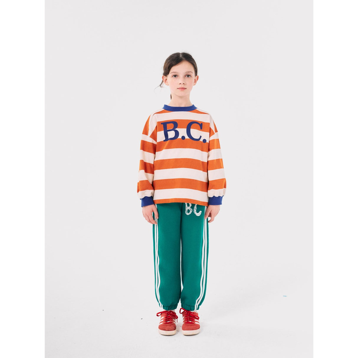 Bobo Choses Orange Bc Stripes Bluse