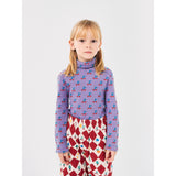 Bobo Choses Lavender Cherry All Over Turtle Neck Bluse