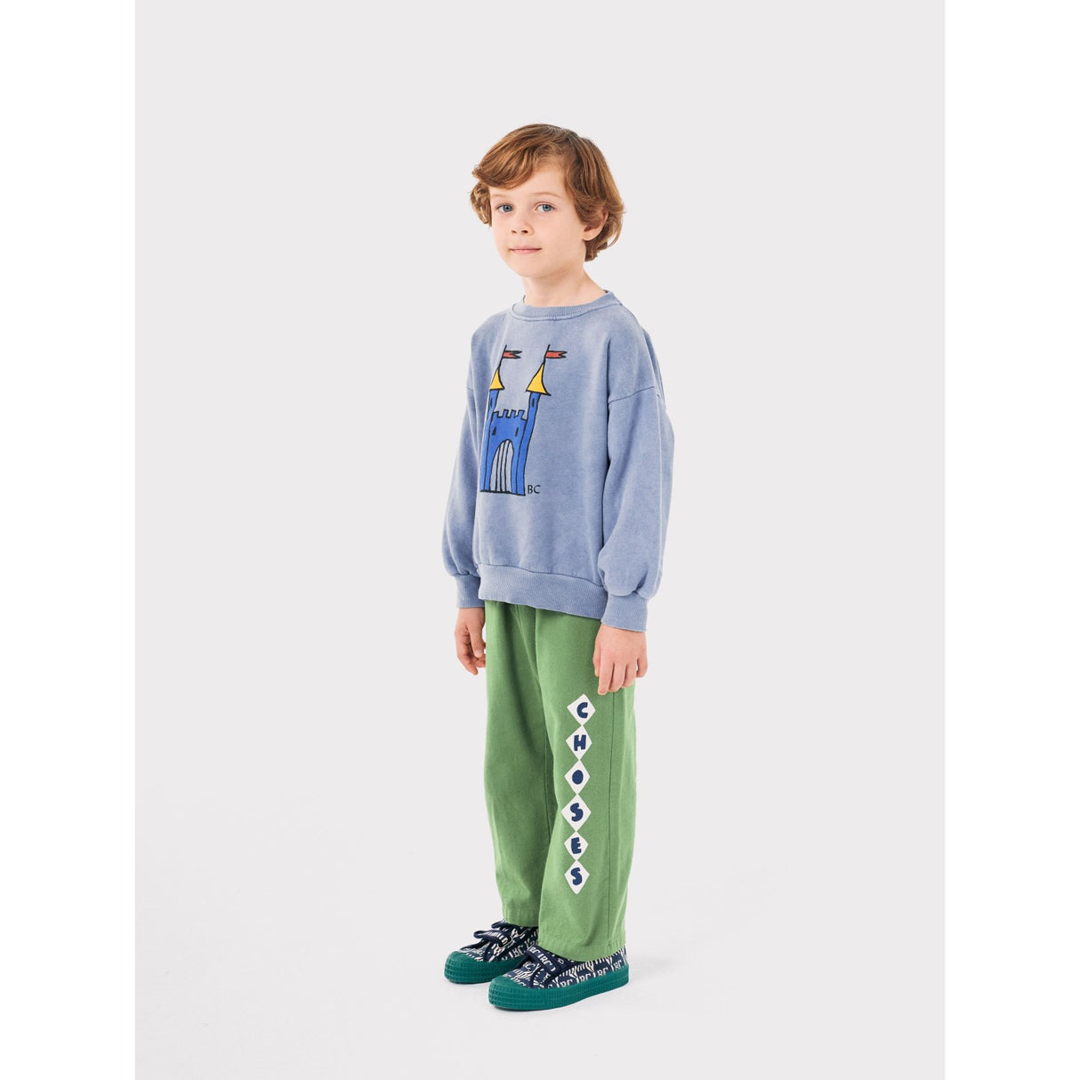 Bobo Choses Grey Faraway Castle Sweatshirt 3