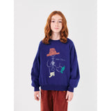 Bobo Choses Blue Magic Flute Player Sweatshirt 2