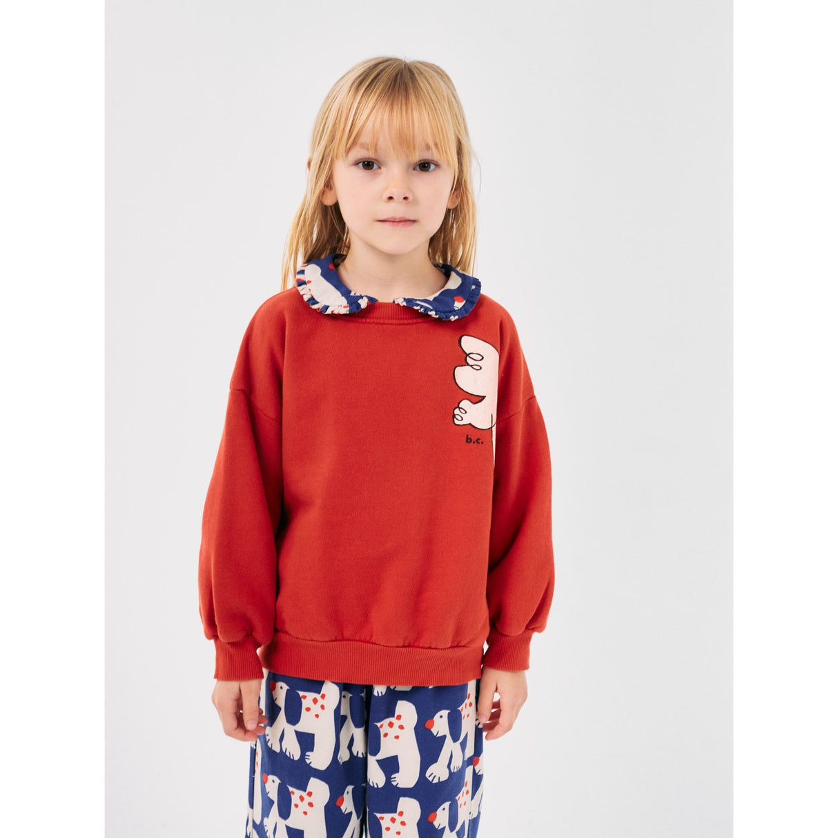 Bobo Choses Red Freedom Bird Sweatshirt 2