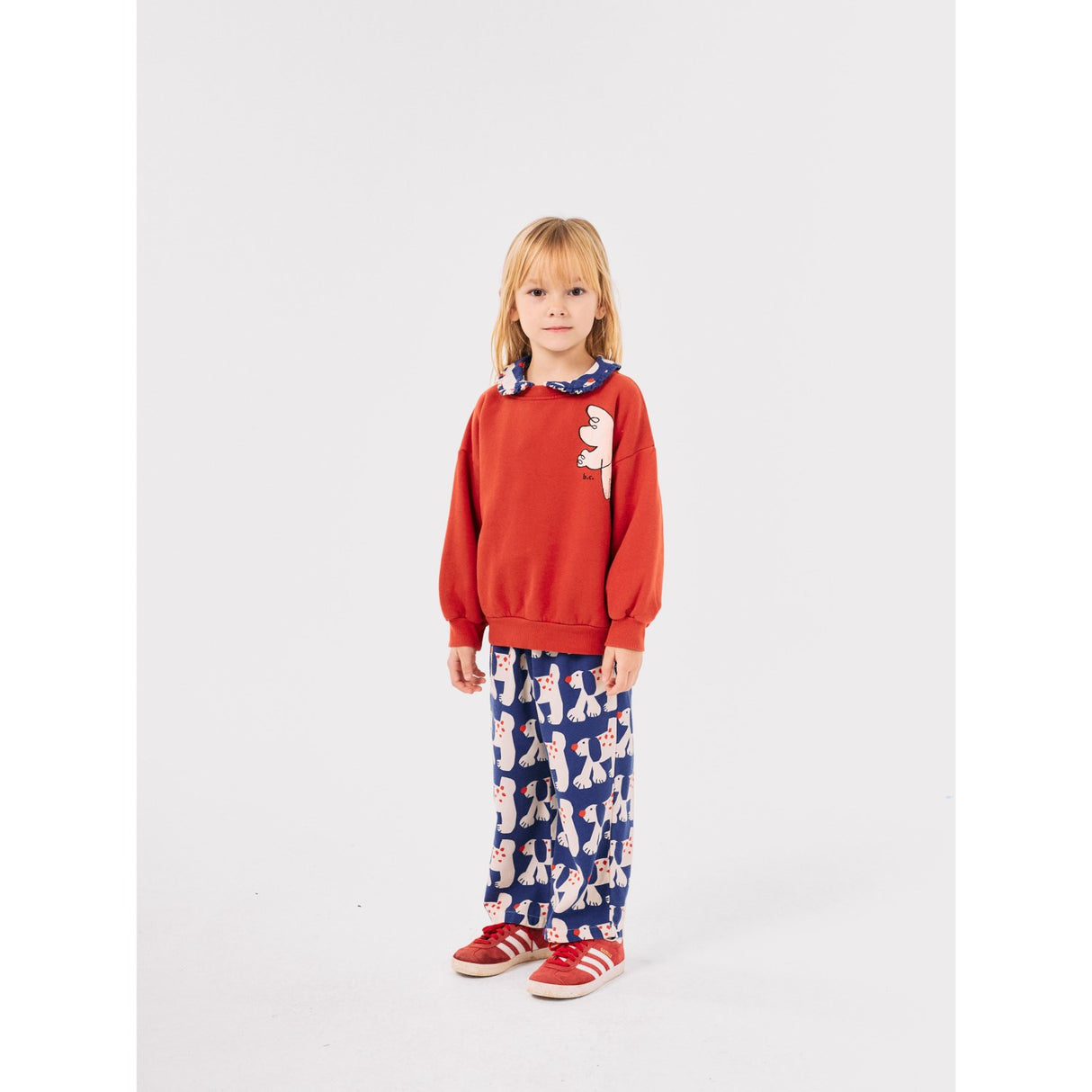 Bobo Choses Red Freedom Bird Sweatshirt 3