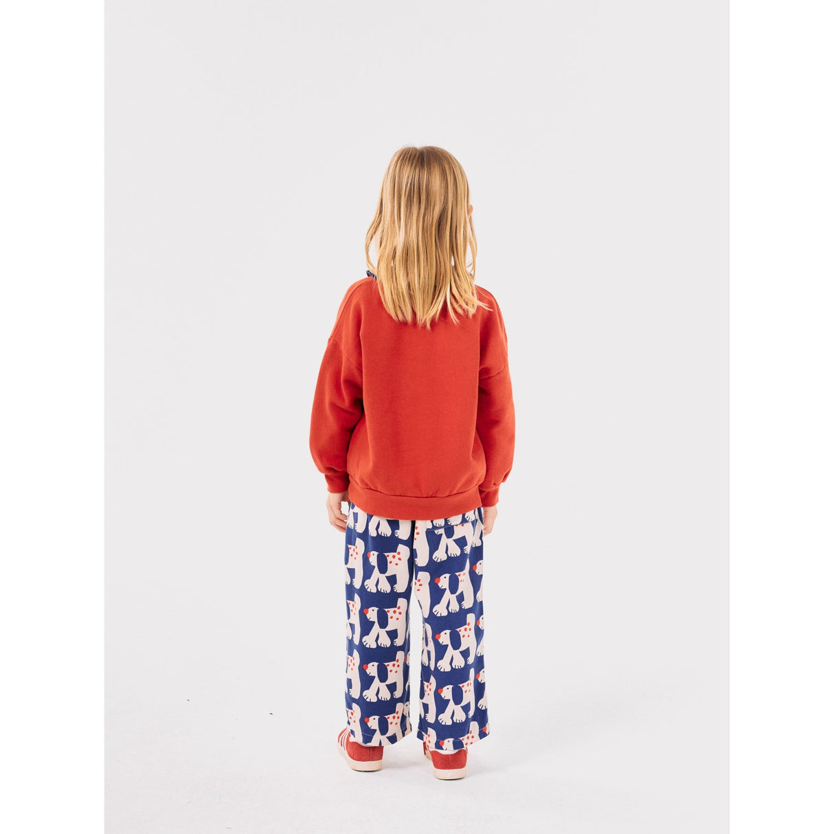 Bobo Choses Red Freedom Bird Sweatshirt 4