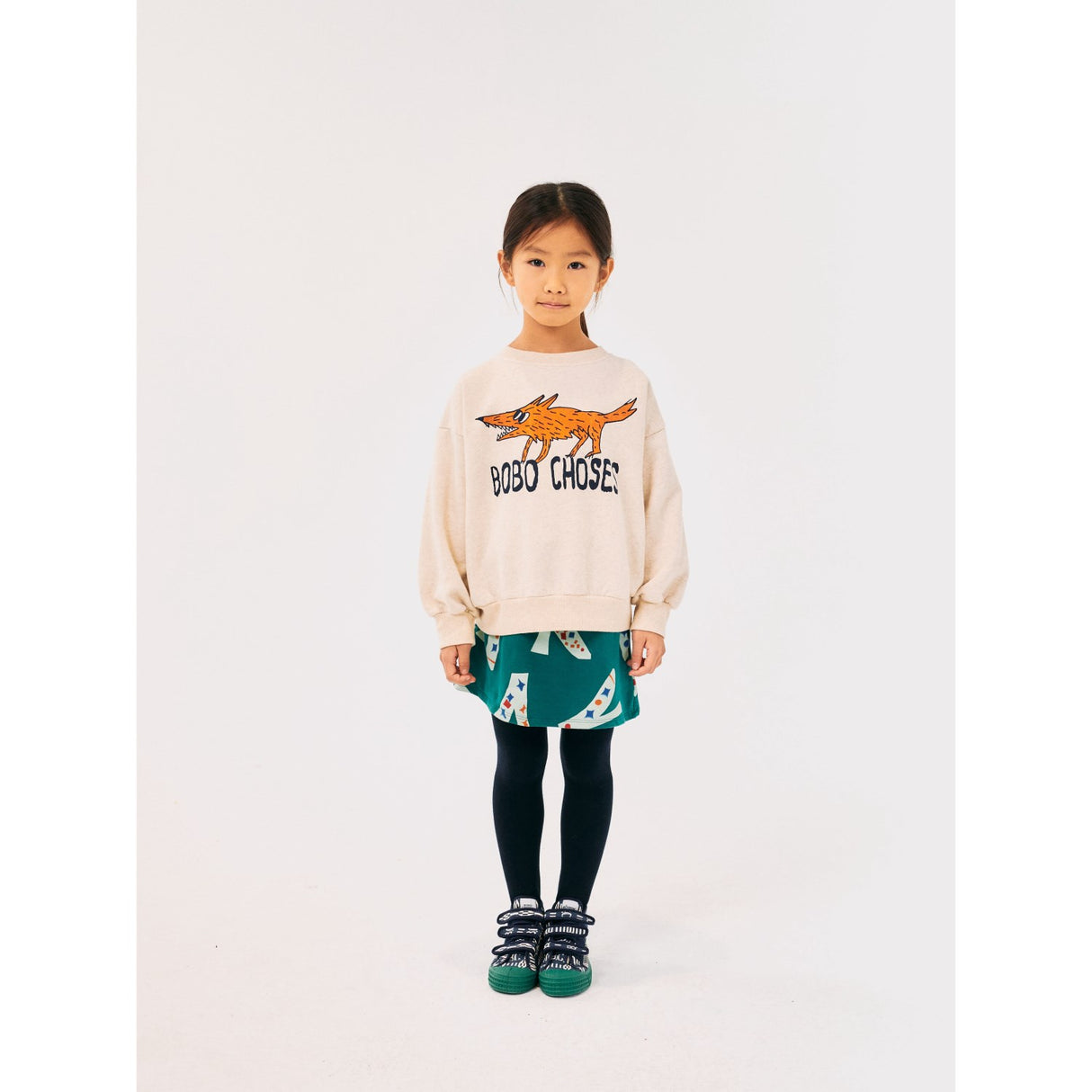 Bobo Choses Offwhite The Clever Fox Sweatshirt