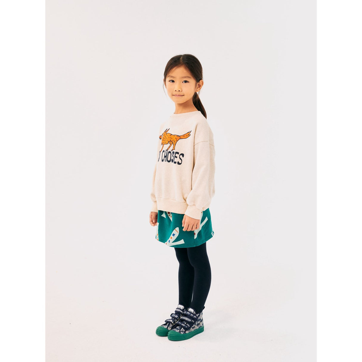 Bobo Choses Offwhite The Clever Fox Sweatshirt