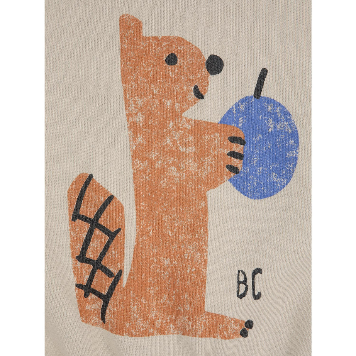 Bobo Choses Light Brown Hungry Squirrel Sweatshirt