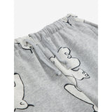 Bobo Choses Light Heather Grey Freedom Bird All Over Sweatpants 3