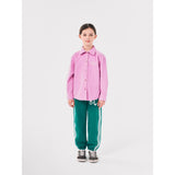 Bobo Choses Green B.C Shadow Stripes Sweatpants