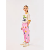 Bobo Choses Pink Wonder Horse All Over Paper Bag Sweatpants