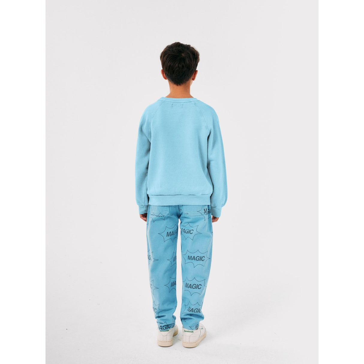 Bobo Choses Light Blue It'S Magic All Over Denim Baggy Bukser