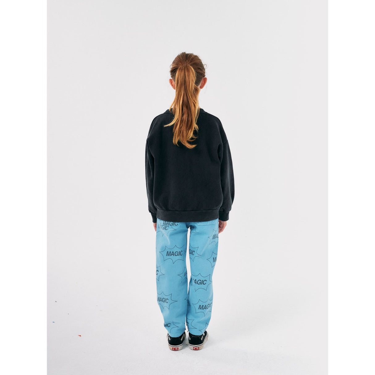 Bobo Choses Light Blue It'S Magic All Over Denim Baggy Bukser