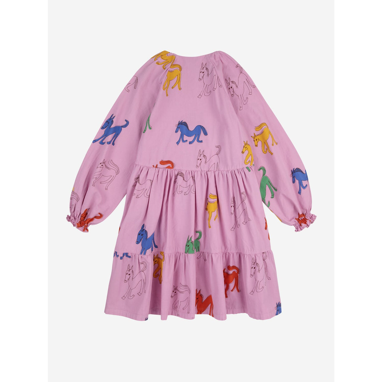 Bobo Choses Pink Wonder Horse All Over Woven Dress 7