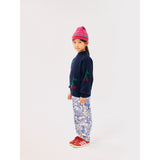 Bobo Choses Navy Blue Bobo Cherry All Over Turtle Neck Jumper 3