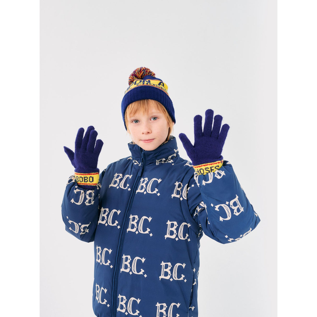 Bobo Choses Blue Once Upon A Time Knitted Vanter