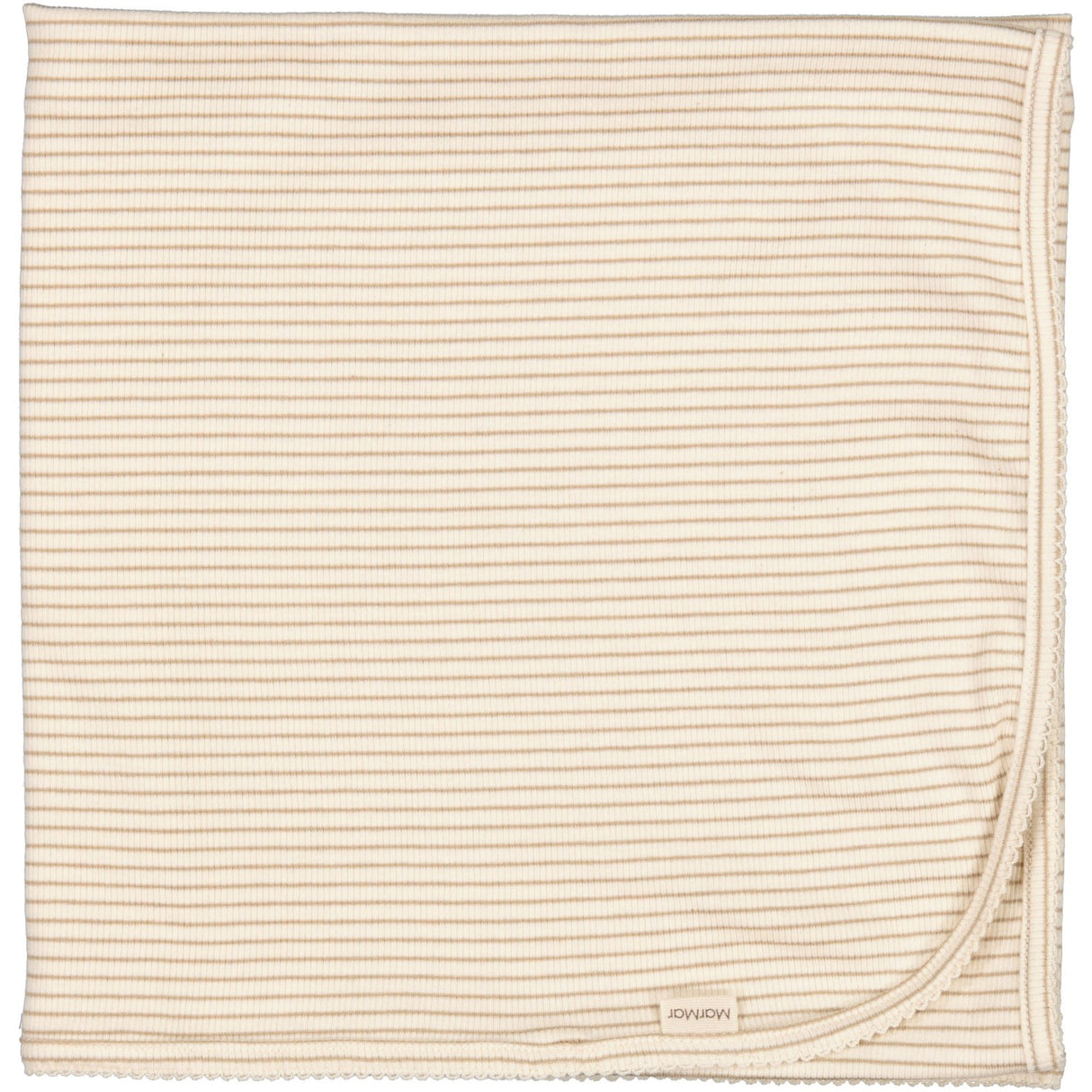 MarMar Modal Fine Rib Sandstone Stripe Alida Tæppe