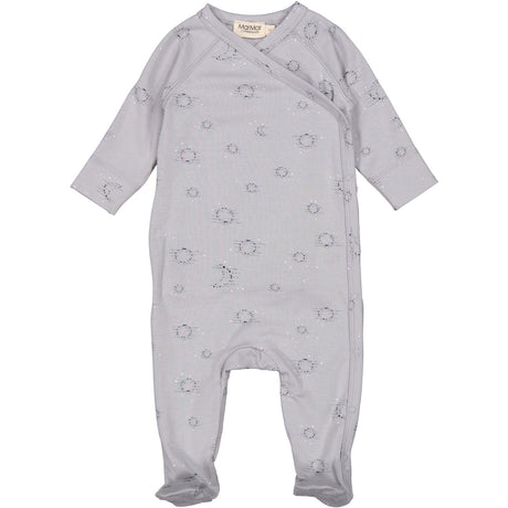 MarMar New Born Modal Smooth Print Moon Rubello Onesie